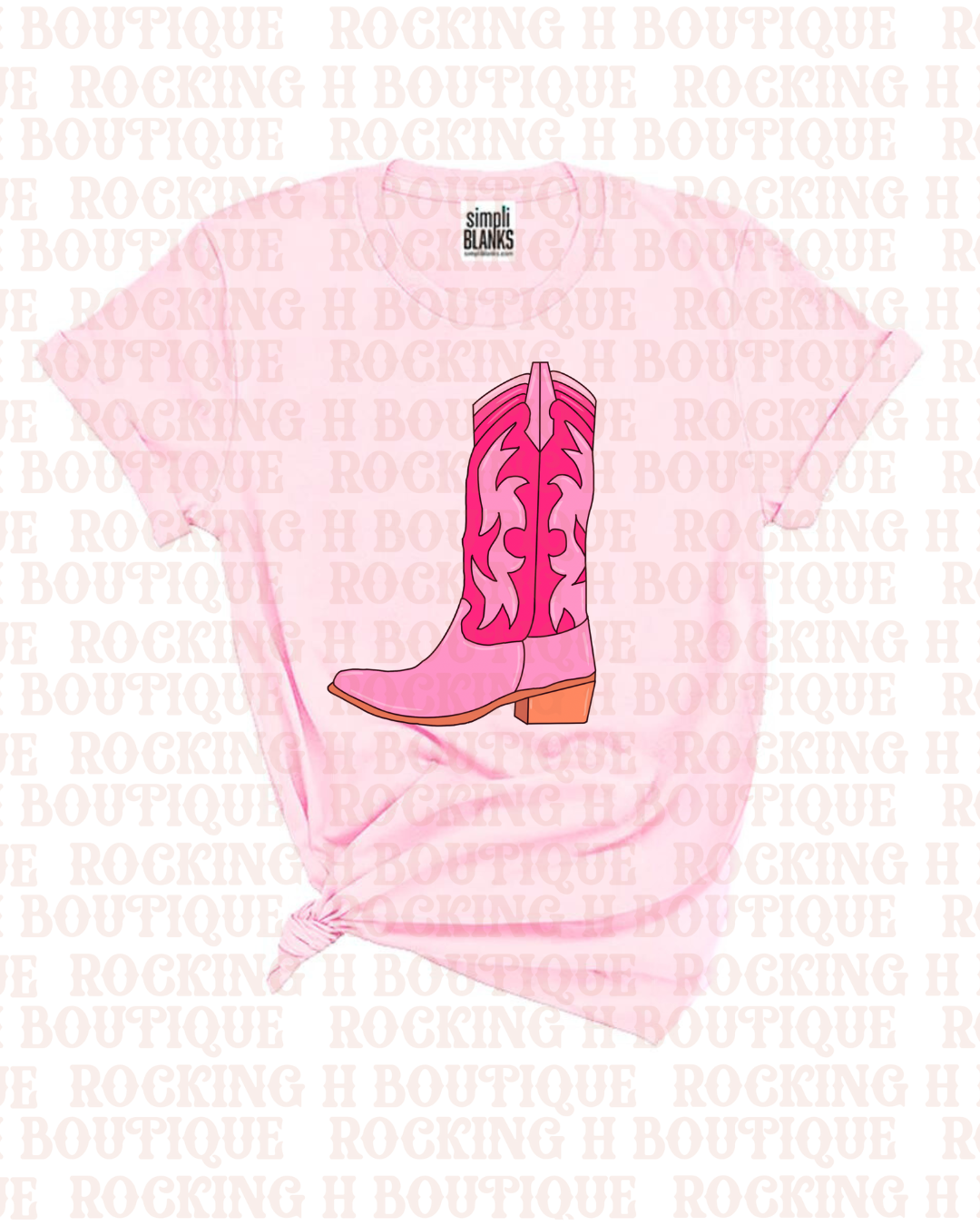 Pink Boot T-shirt