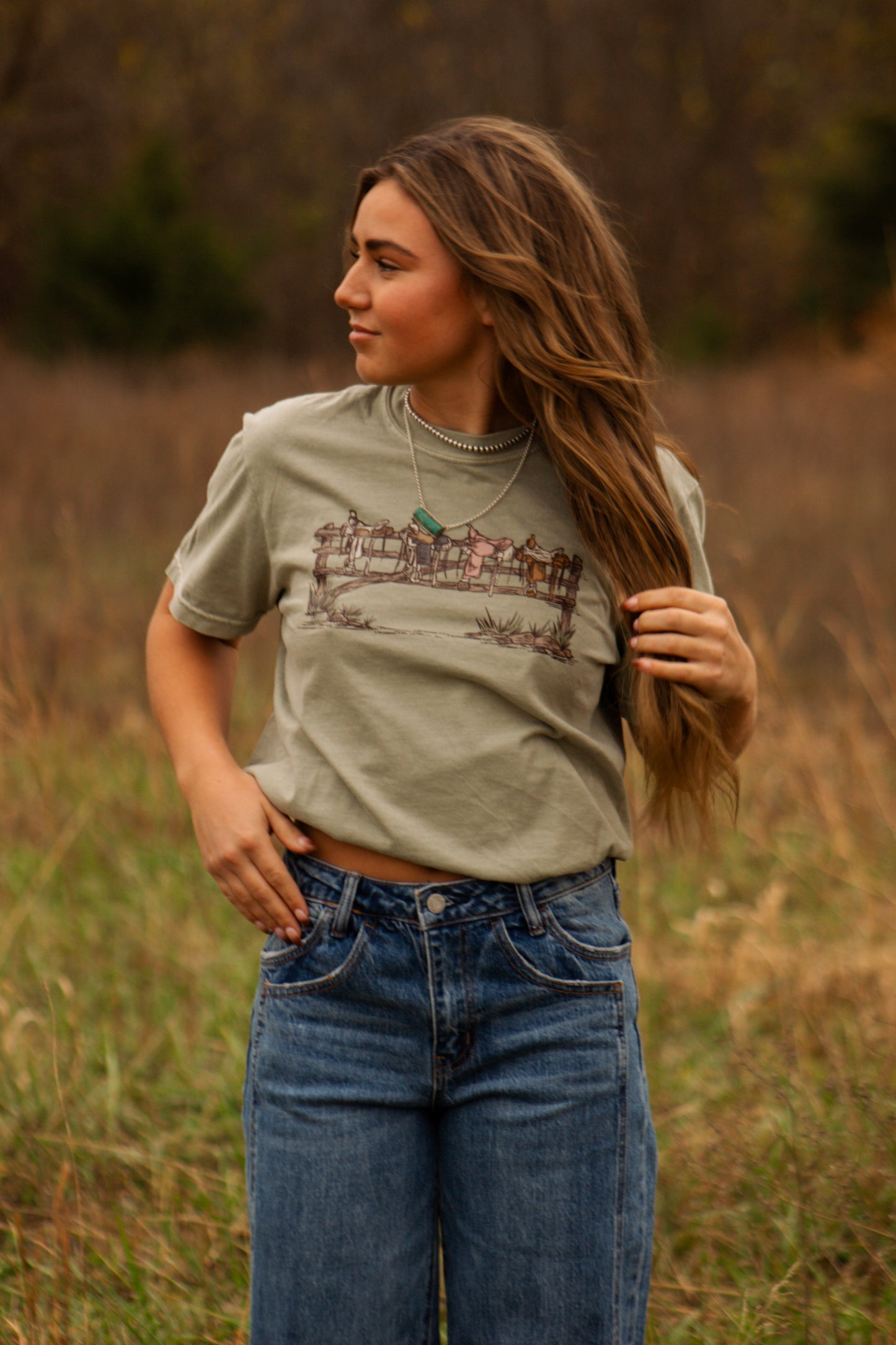 Vintage Saddle Tee