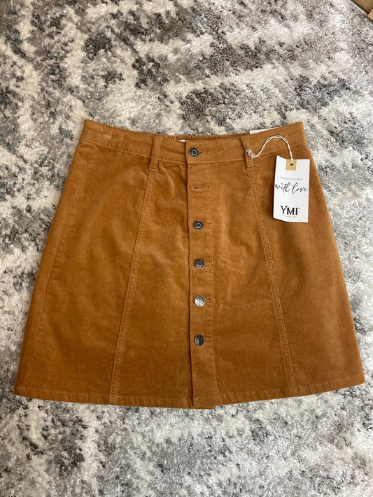 Brandy Corduroy Mini Skirt